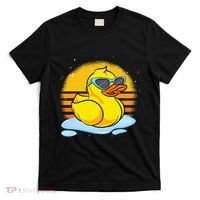 Bath Toy Duckie Cute Ducky Cool Sunglasses Retro Rubber Duck T-Shirt thumb 0