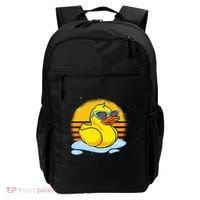 Bath Toy Duckie Cute Ducky Cool Sunglasses Retro Rubber Duck Backpack thumb 0