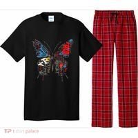 Butterfly Text Drawing Art Graphic Motif Anime Pajama Set thumb 0