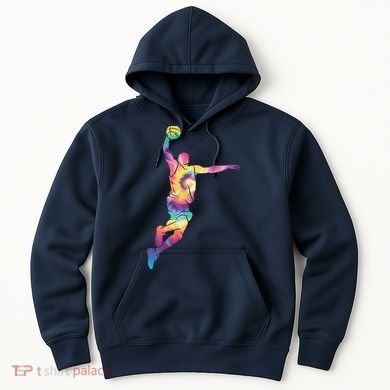 Basketball Tie Dye Vintage Retro Player Hoodie
