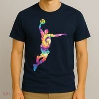 Basketball Tie Dye Vintage Retro Player T-Shirt thumb 3