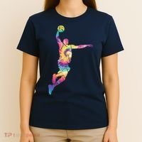 Basketball Tie Dye Vintage Retro Player T-Shirt thumb 4
