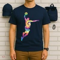 Basketball Tie Dye Vintage Retro Player T-Shirt thumb 6