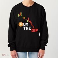 Buy The Dip Bitcoin Crypto Cryptocurrency Trader Investor Women's Sweatshirt thumb 0