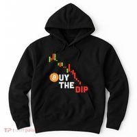 Buy The Dip Bitcoin Crypto Cryptocurrency Trader Investor Hoodie thumb 0
