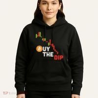 Buy The Dip Bitcoin Crypto Cryptocurrency Trader Investor Hoodie thumb 5