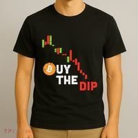 Buy The Dip Bitcoin Crypto Cryptocurrency Trader Investor T-Shirt thumb 3