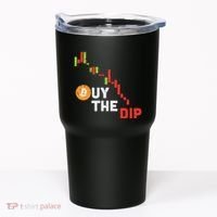 Buy The Dip Bitcoin Crypto Cryptocurrency Trader Investor Tumbler thumb 0