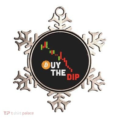 Buy The Dip Bitcoin Crypto Cryptocurrency Trader Investor Ornament