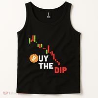 Buy The Dip Bitcoin Crypto Cryptocurrency Trader Investor Tank Top thumb 2