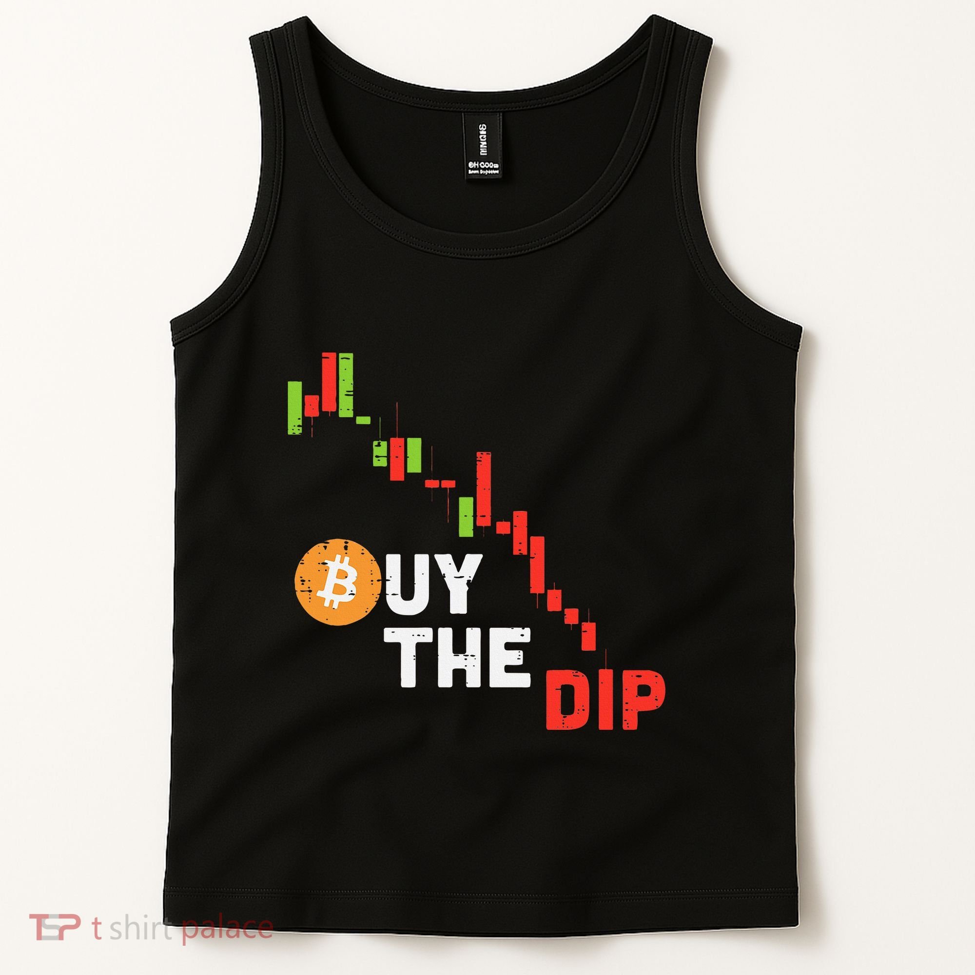 Buy The Dip Bitcoin Crypto Cryptocurrency Trader Investor Tank Top