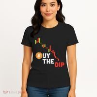 Buy The Dip Bitcoin Crypto Cryptocurrency Trader Investor Women's T-Shirt thumb 4