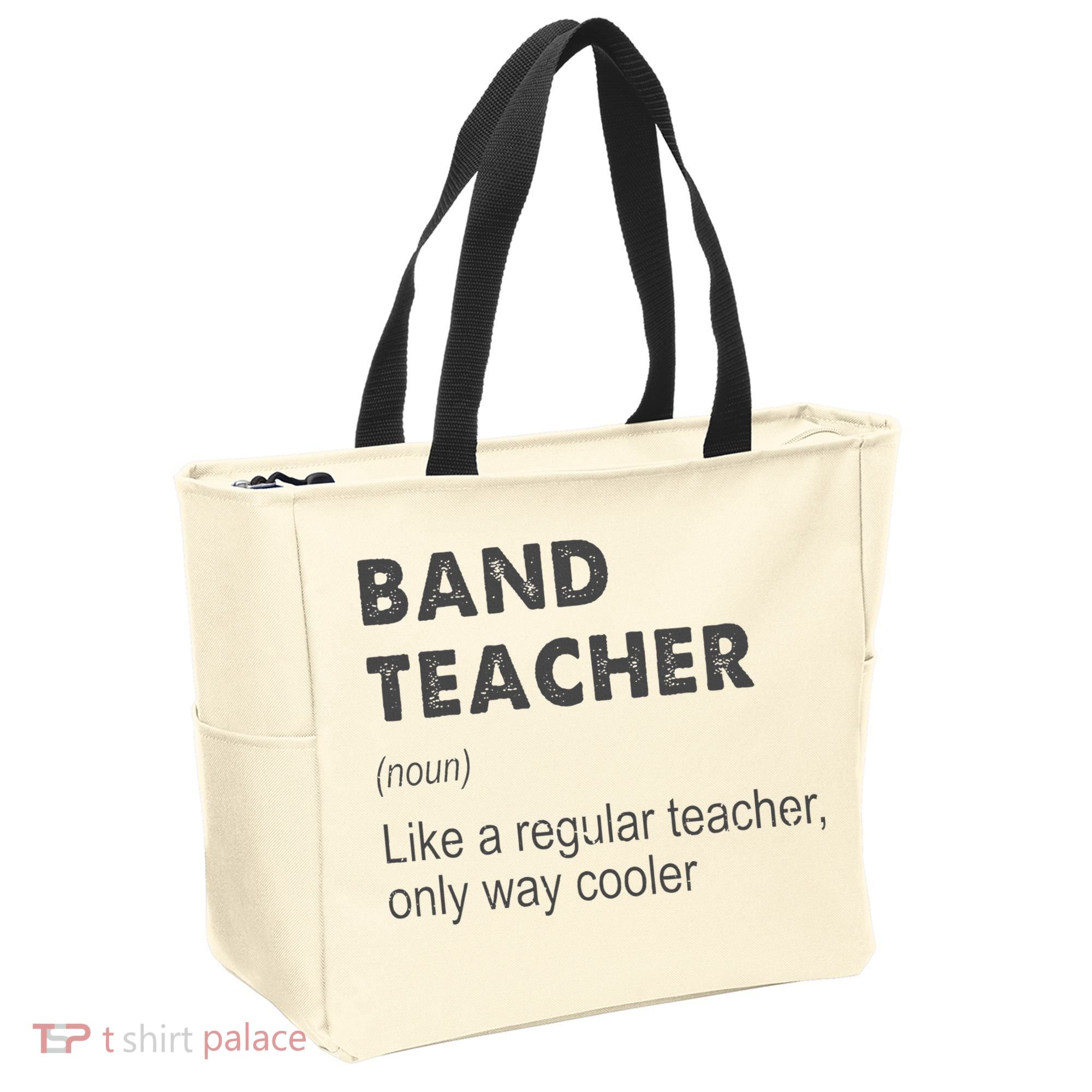 Band Teacher Definition Teaching School Tote Bag