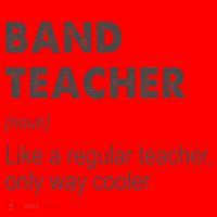 Band Teacher Definition Teaching School Santa Hat thumb 1
