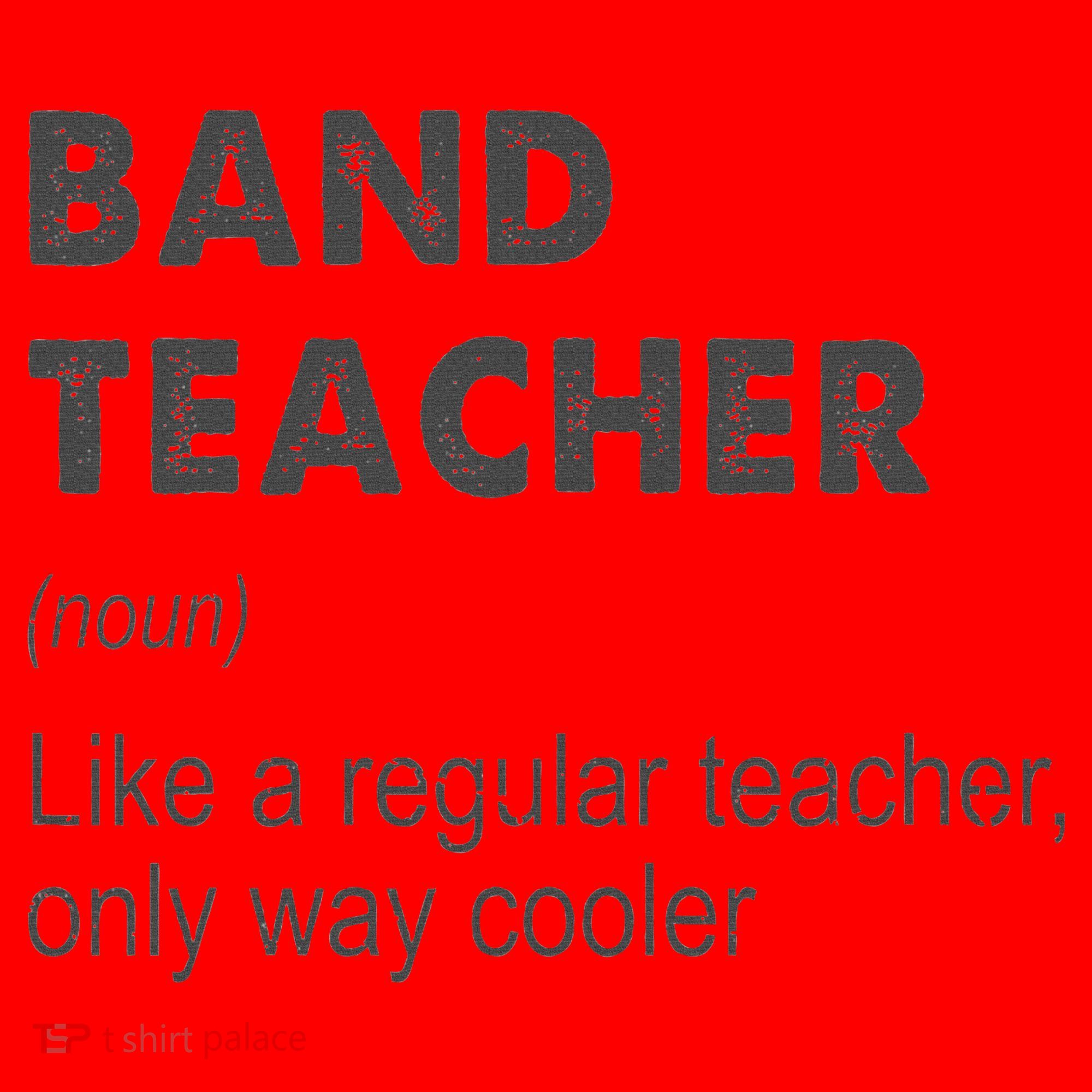 Band Teacher Definition Teaching School Santa Hat