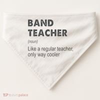 Band Teacher Definition Teaching School USA-Made Doggie Bandana thumb 0