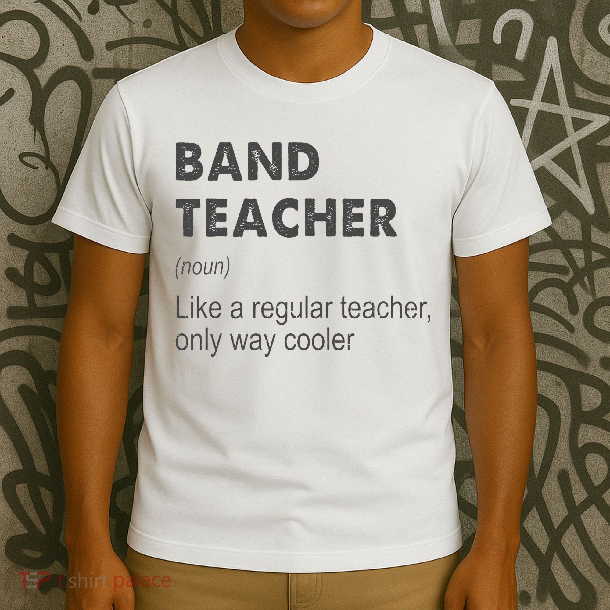 Band Teacher Definition Teaching School T-Shirt