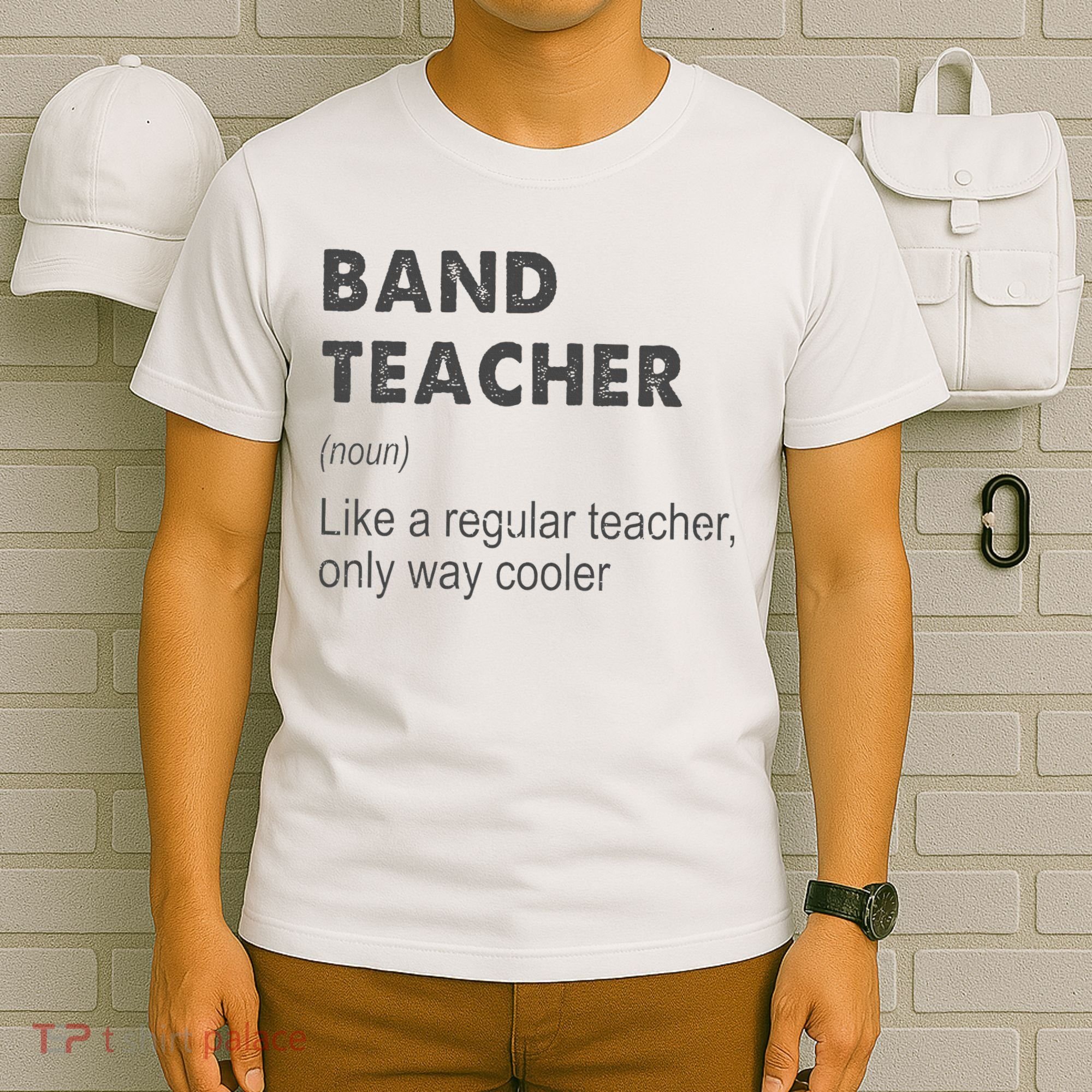 Band Teacher Definition Teaching School T-Shirt