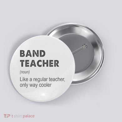 Band Teacher Definition Teaching School Button
