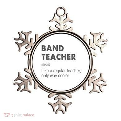 Band Teacher Definition Teaching School Ornament