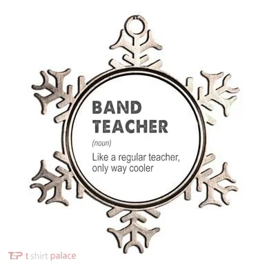 Band Teacher Definition Teaching School Ornament