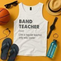 Band Teacher Definition Teaching School Tank Top thumb 4