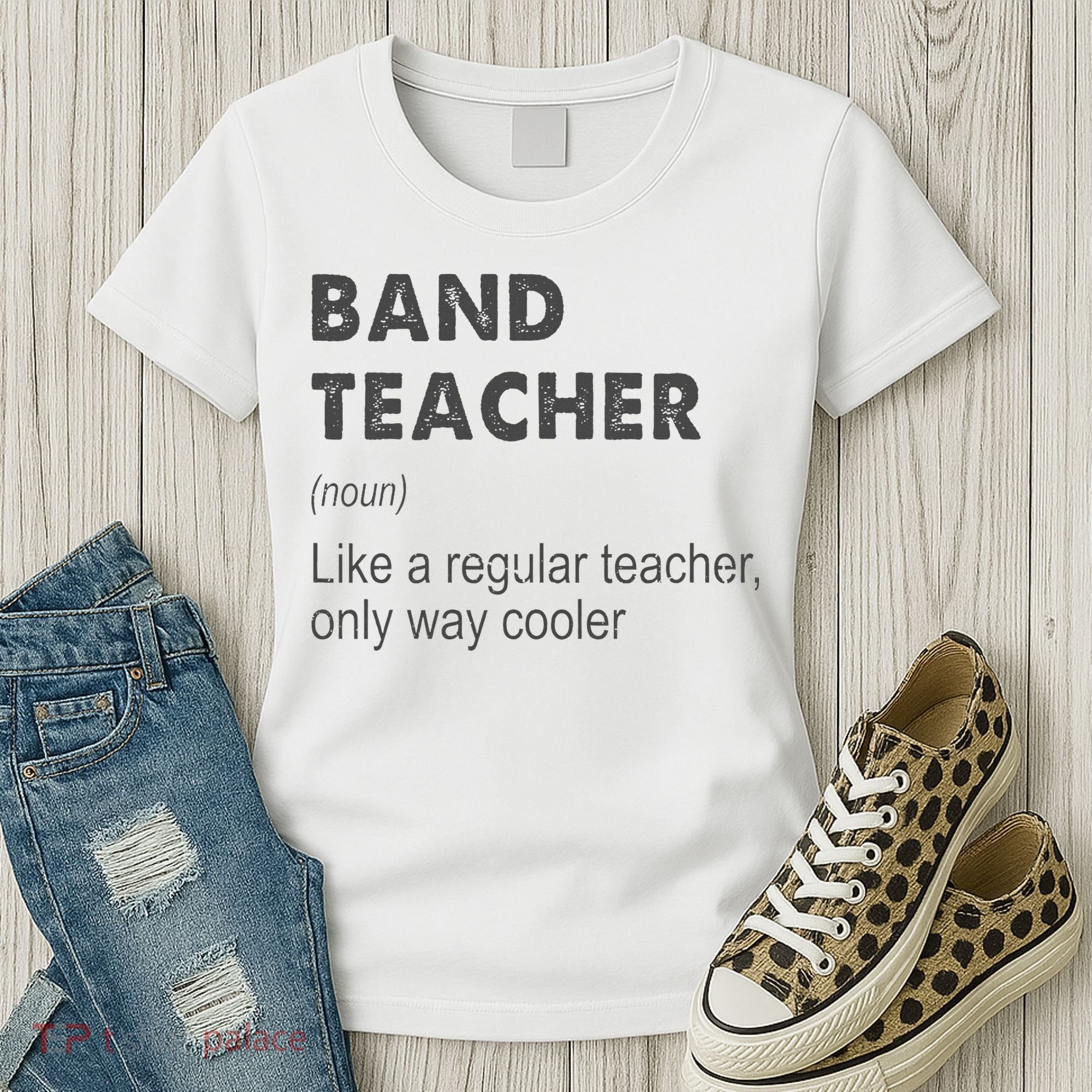Band Teacher Definition Teaching School Women's T-Shirt