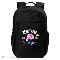 Been There Done That Retro Cartoon Brain Backpack thumb 0