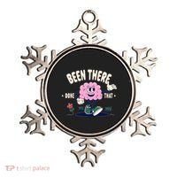 Been There Done That Retro Cartoon Brain Ornament thumb 0
