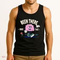 Been There Done That Retro Cartoon Brain Tank Top thumb 3