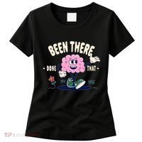 Been There Done That Retro Cartoon Brain Women's T-Shirt thumb 0