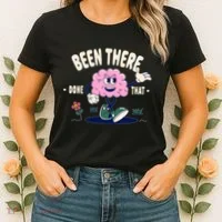 Been There Done That Retro Cartoon Brain Women's T-Shirt thumb 2