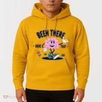 Been There Done That Retro Cartoon Brain Hoodie thumb 2