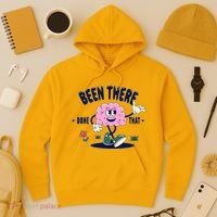 Been There Done That Retro Cartoon Brain Hoodie thumb 3