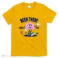 Been There Done That Retro Cartoon Brain T-Shirt thumb 0