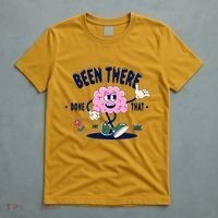 Been There Done That Retro Cartoon Brain T-Shirt thumb 5