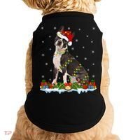 Boston Terrier Dog Xmas Lighting Boston Terrier Christmas Cute Gift Doggie Tank thumb 0