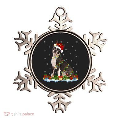 Boston Terrier Dog Xmas Lighting Boston Terrier Christmas Cute Gift Ornament