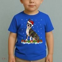 Boston Terrier Dog Xmas Lighting Boston Terrier Christmas Cute Gift Toddler T-Shirt thumb 2