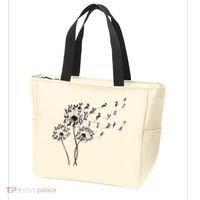 Boston Terrier Dandelion Flower Fly Dog Lovers Funny Tote Bag thumb 3