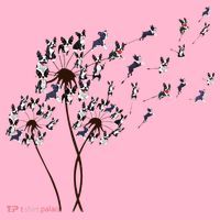 Boston Terrier Dandelion Flower Fly Dog Lovers Funny Coaster thumb 2