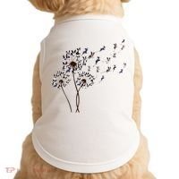 Boston Terrier Dandelion Flower Fly Dog Lovers Funny Doggie Tank thumb 0