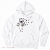 Boston Terrier Dandelion Flower Fly Dog Lovers Funny Hoodie thumb 0