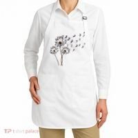 Boston Terrier Dandelion Flower Fly Dog Lovers Funny Apron thumb 2