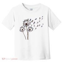 Boston Terrier Dandelion Flower Fly Dog Lovers Funny Toddler T-Shirt thumb 0