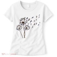 Boston Terrier Dandelion Flower Fly Dog Lovers Funny Women's T-Shirt thumb 0