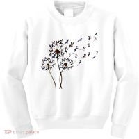 Boston Terrier Dandelion Flower Fly Dog Lovers Funny Kids Sweatshirt thumb 0