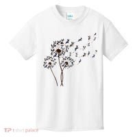 Boston Terrier Dandelion Flower Fly Dog Lovers Funny Kids T-Shirt thumb 0