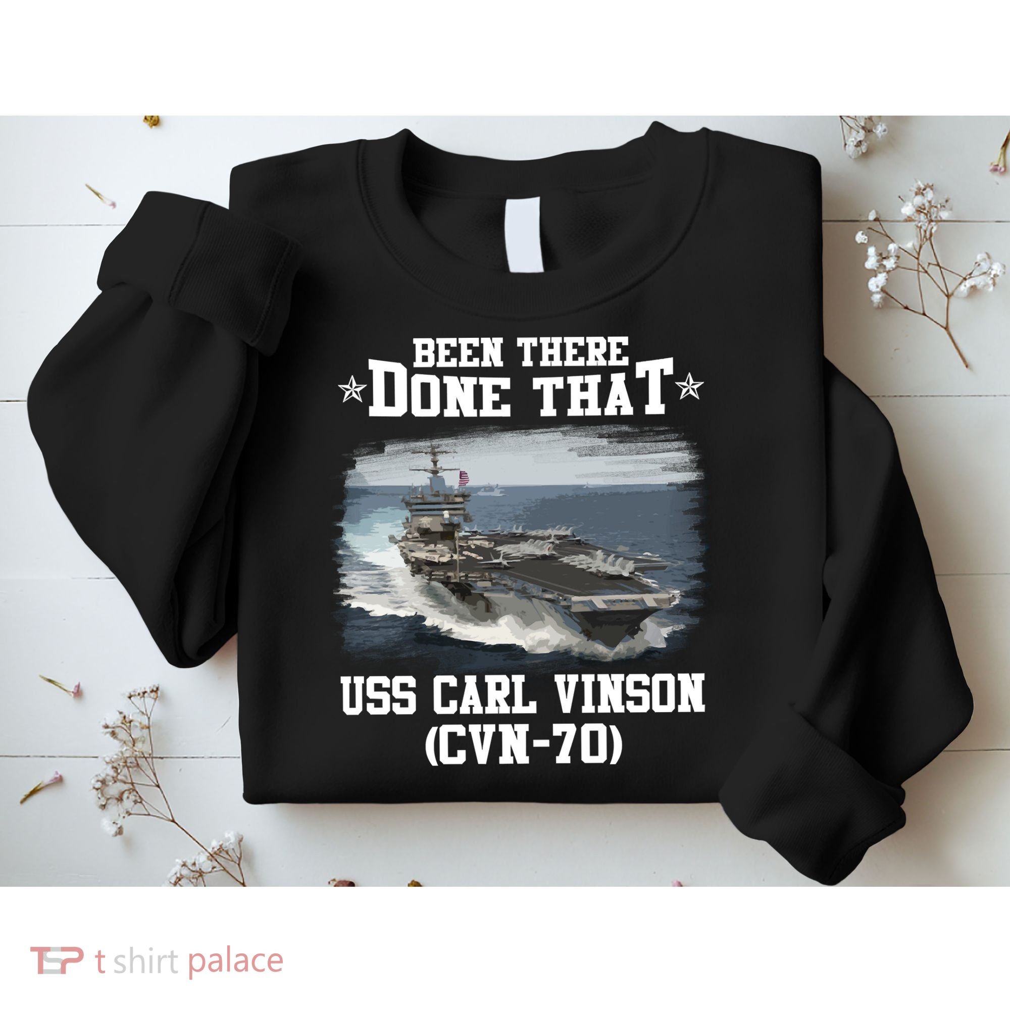 Been There Done That USS Carl Vinson CVN70 Veterans Day Father Day Gift Sweatshirt