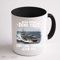Been There Done That USS Carl Vinson CVN70 Veterans Day Father Day Gift Coffee Mug thumb 1